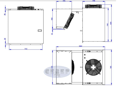 Моноблок холодильный Север BGM 340 S